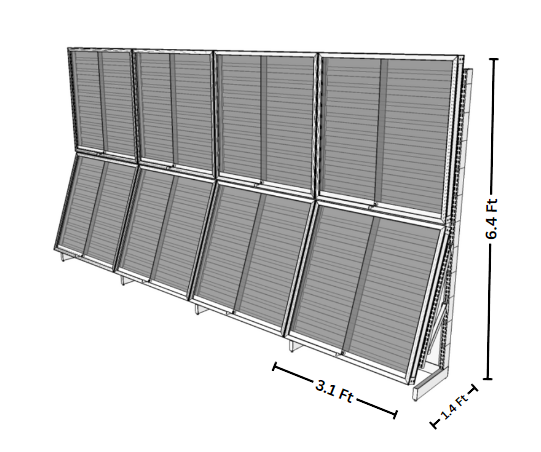 Aluminum Fixed Rail TCG Display Case