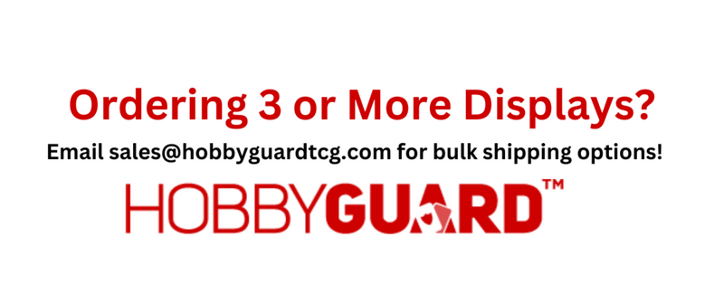 Aluminum Fixed Rail TCG Display Case-3