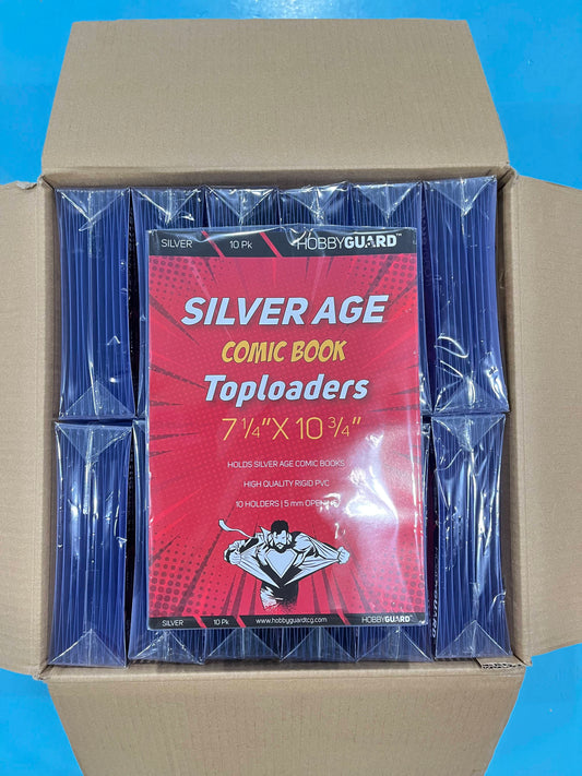 Hobby Guard Silver Age Comic Book Toploader (10 Toploaders)