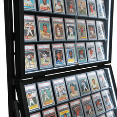 PRE-ORDER Hobby Guard Repositionable Rail Card Wall | Trading Card Display Case | LED-2