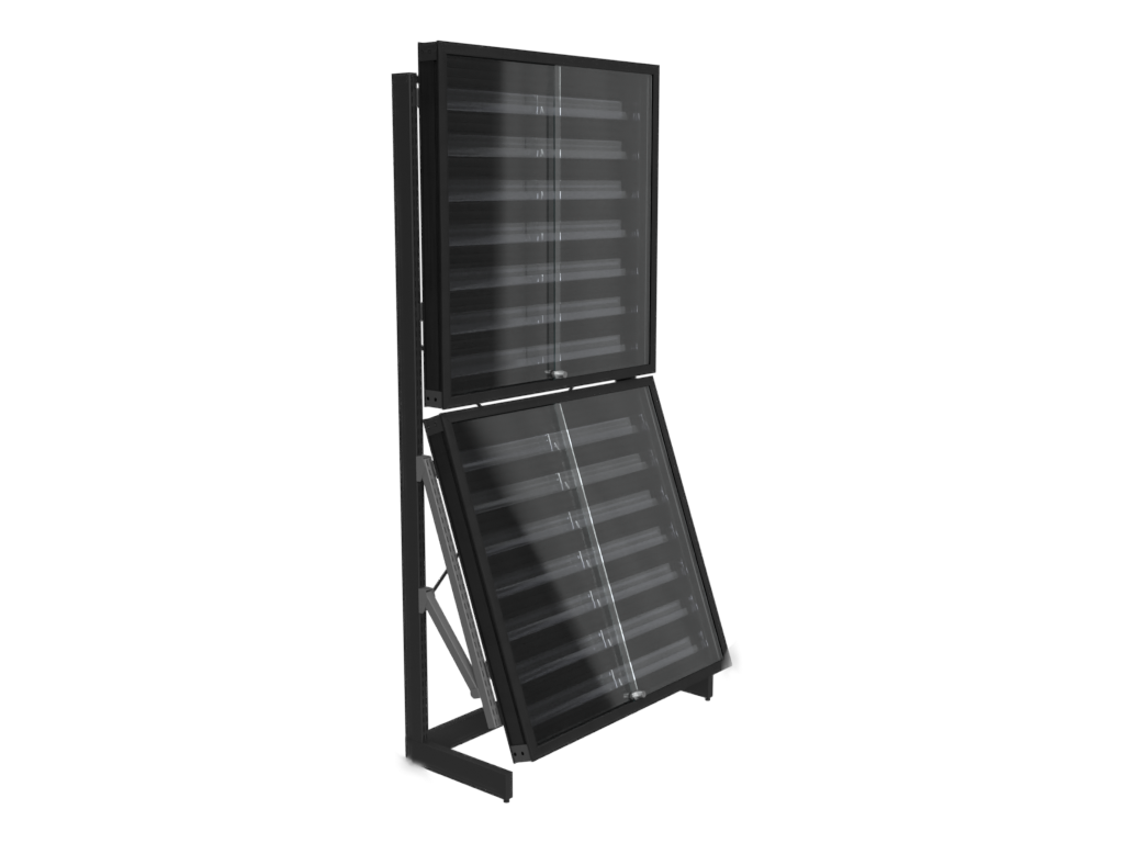Repositionable Rail TCG Display Case