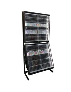 PRE-ORDER Hobby Guard Repositionable Rail Card Wall | Trading Card Display Case | LED-1