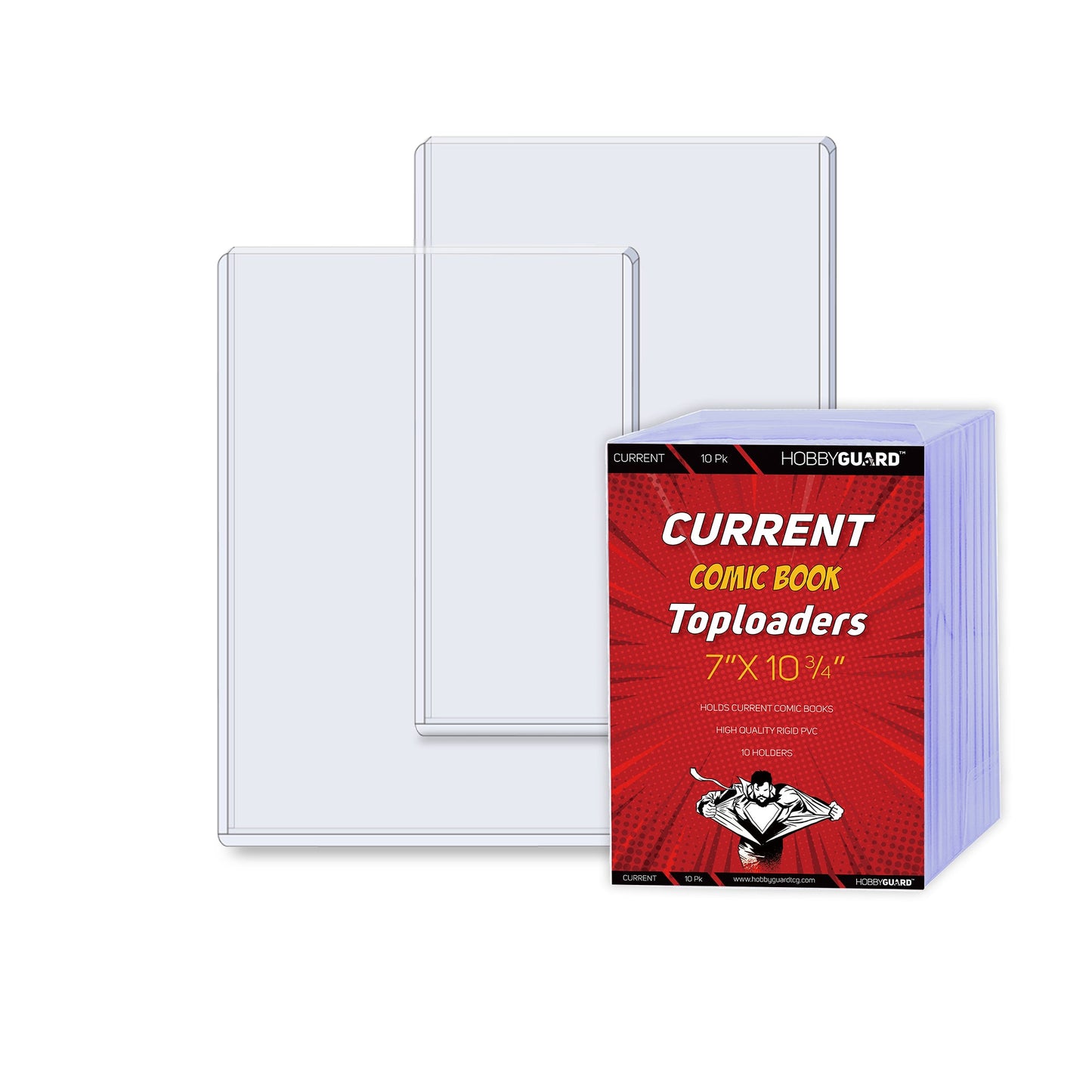 Hobby Guard Current Comic Book Toploader (10 Toploaders)