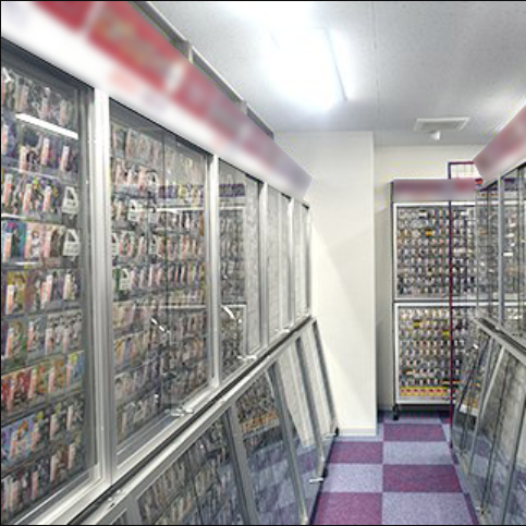 Repostionable Rail TCG Display Case