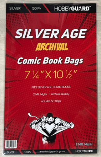 Silver Age 2-Mil Mylar Bags (50 Pk)