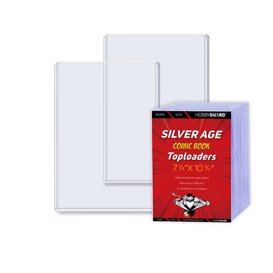 Premade Resealable Silver Age Comic Book Bags and Boards (Wholesale, 10  packs)