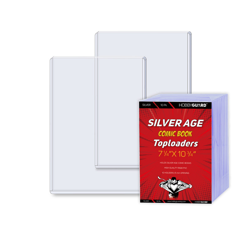 Hobby Guard Silver Age Comic Book Toploader (20 Toploaders)-1